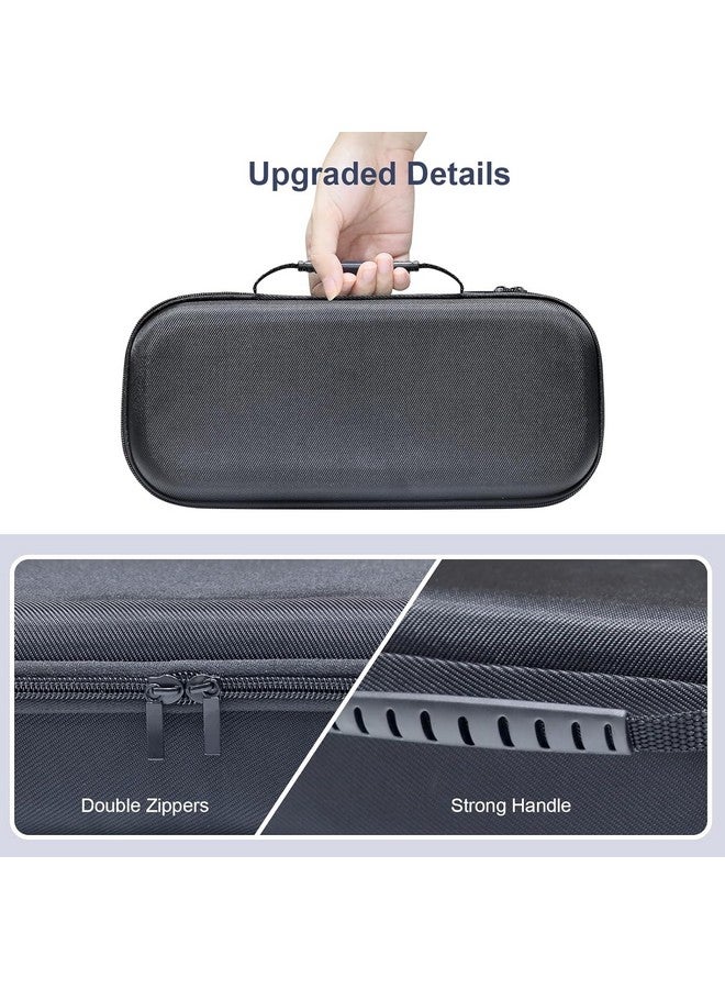 Careflection حافظة سفر كيرفلكشن متوافقة مع بلاي ستيشن بورتال، مع تخزين أكبر وواقي شاشة مدمج، مضادة للصدمات ومقاومة للخدوش، حافظة محمولة مزدوجة الطبقة من أكسفورد، سوداء - Image 3