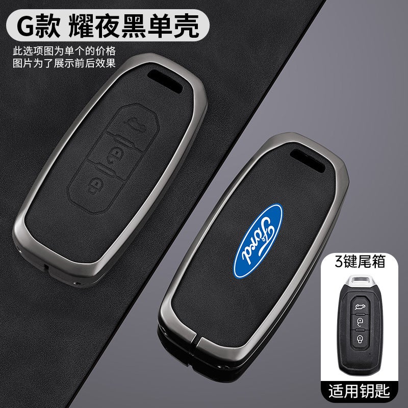 Ford Zinc Alloy Key Case for Ford New Generation Transit, T8/T6, Territory, Ranger Pro, Everest, and more - Image 1