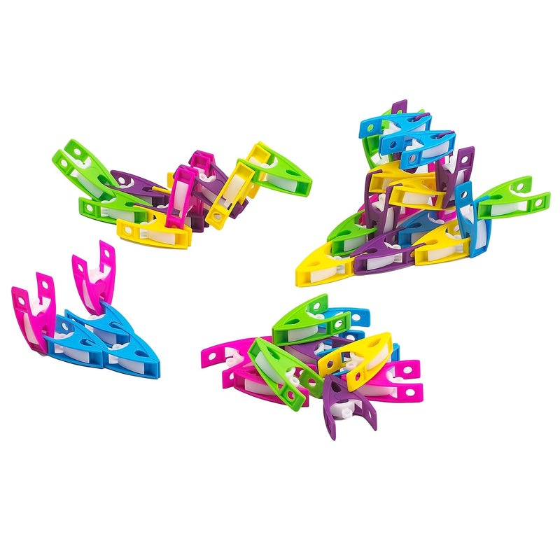 Learning Advantage 7072 Classroom Clips, Grade: Kindergarten, Plastic (Pack of 30) - Image 1