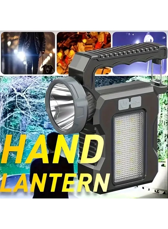 Durable Multifunctional Solar Lamp For Outdoor Camping Hiking USB Rechargeable Compact - Image 1