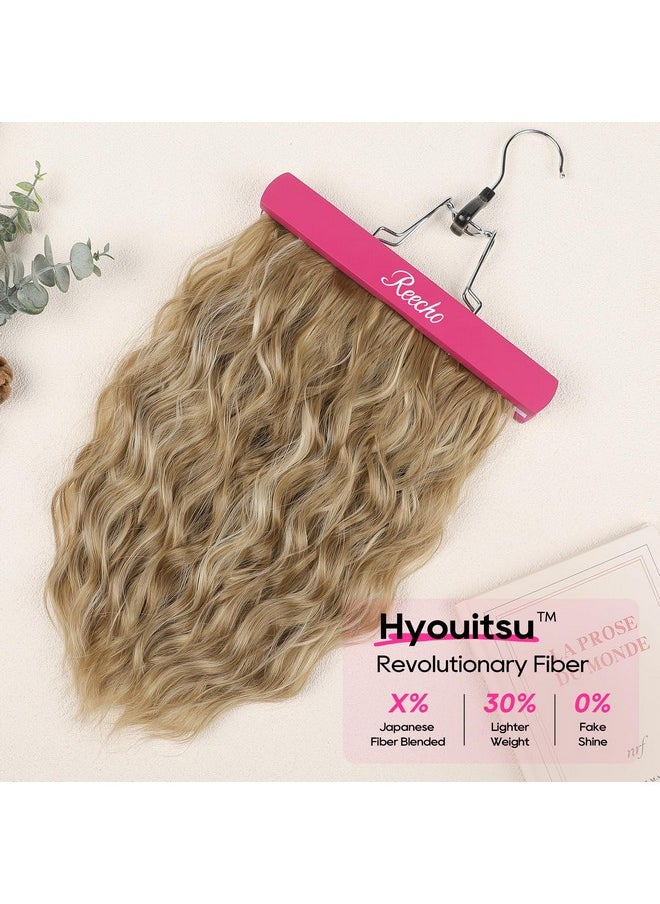 Clip In Hair Extensions, 4Pcs Hair Extensions 14" Short Wavy Hair Extensions Invisible Lace Weft Natural Soft Hairpieces For Women - Golden Blonde With Highlights - pzsku/ZC71A2F514882C15CF9DFZ/45/_/1733730389/da890abc-5a13-4a8c-a0f8-be5e68c23922