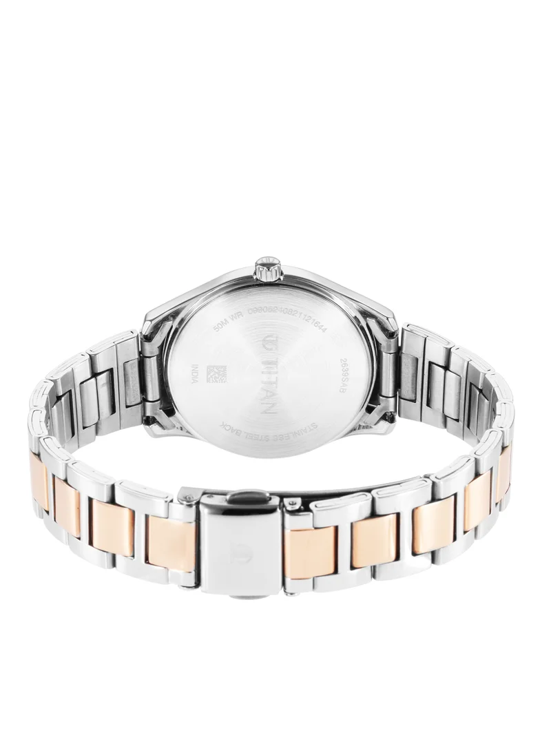 TITAN Titan Trendsetters Anthracite Dial Women Watch With Stainless Steel Strap