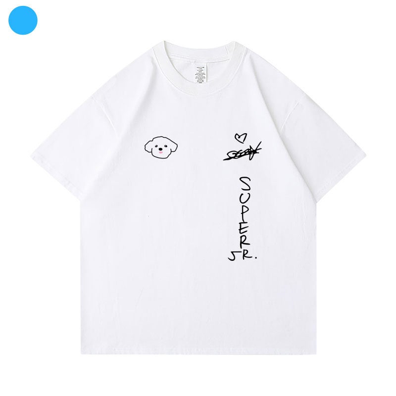 Superjunior Concert Super Show9 Road Encore Around The Same Short Sleeve T-Shirt Clothes - Image 1