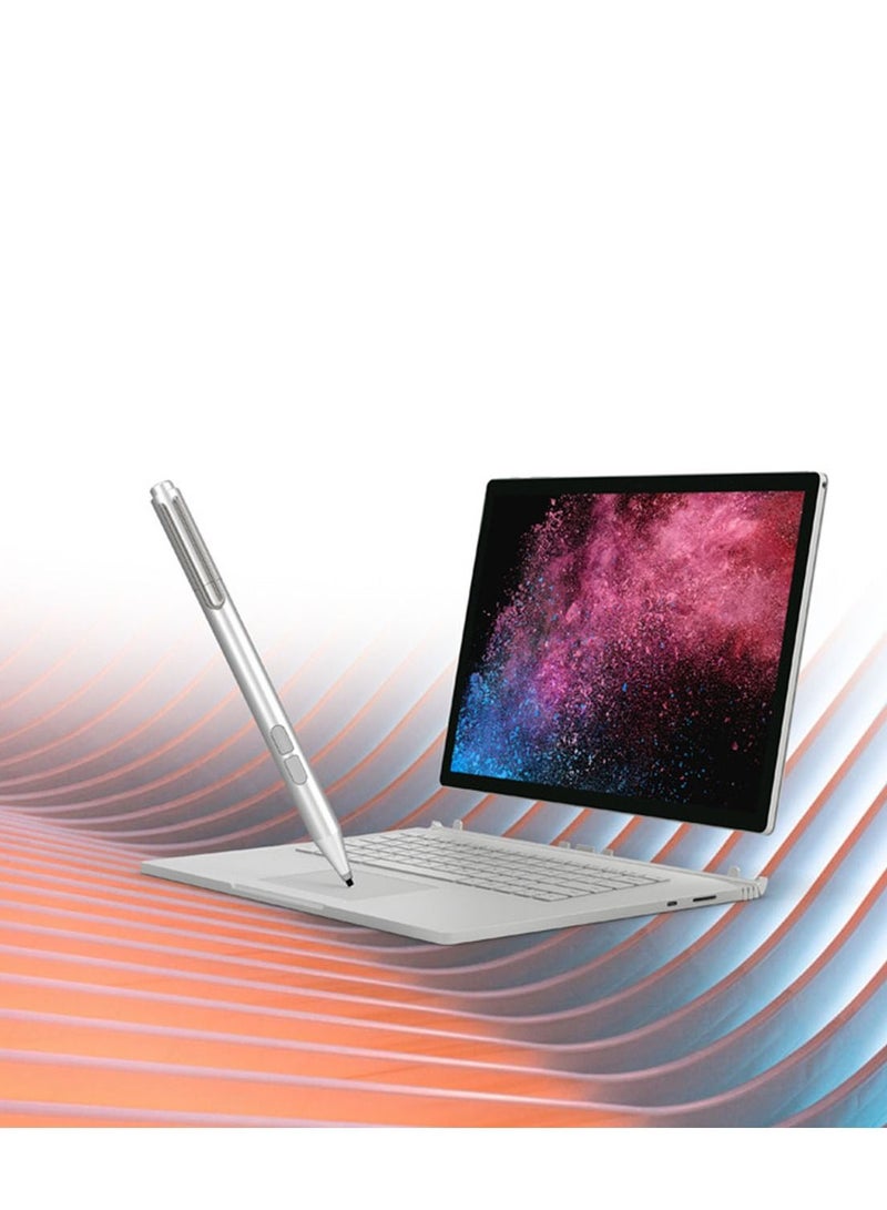 NIBEMINENT Original Quality Stylus Pen for Microsoft Surface Go Pro5, Pro4, Pro3, Surface3, Book, Laptop Silver  - Image 4