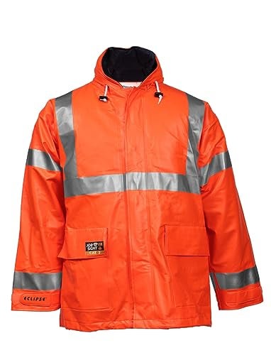 TINGLEY Eclipse J44129.MD ANSI 107 Class 3 Jacket with 2" Silver Reflective Tape, Medium, Fluorescent Orange - Image 3