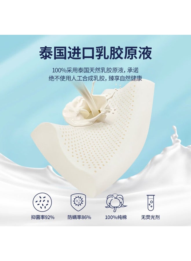 Jago Jiaoao, Thai Natural Latex Pillow, Children's Student Sleeping Cervical Pillow Core, 90% Latex, Pink, 3-6 Years Old - Image 5