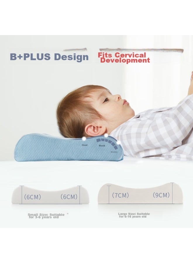 Jago Jiaoao, Thai Natural Latex Pillow, Children's Student Sleeping Cervical Pillow Core, 90% Latex, Pink, 3-6 Years Old - Image 3