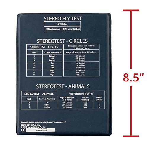 Precision Vision اختبار رؤية ستيريو فلاي (SO001) لتقييم الاستريوبسيس الكبير وإدراك العمق الدقيق - Image 3