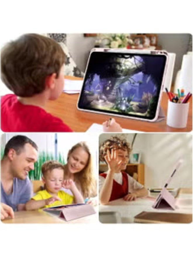 IAF iPad Air 13" (M2) 2024 Black Smart Cover â€“ Trifold Design with Auto Wake/Sleep, Pencil Holder, TPU Back - Image 3