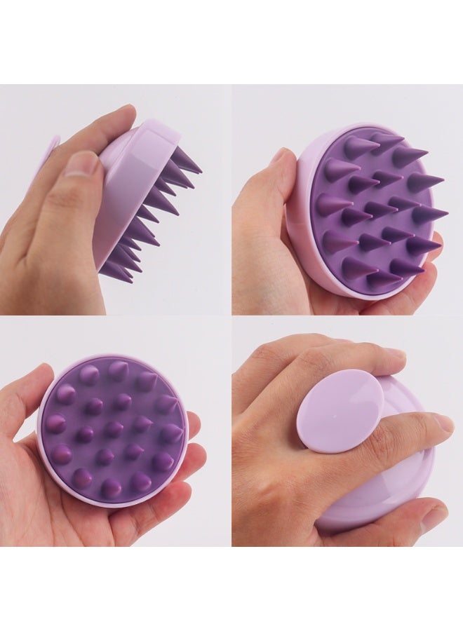 Hair Scalp Massager Silicone Scalp Scrubber Shampoo Brush for Hair Growth/Dandruff Removal,Head Massager Exfoliator Scalp (3pcs) - Image 5
