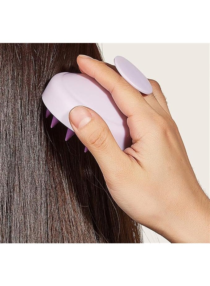 Hair Scalp Massager Silicone Scalp Scrubber Shampoo Brush for Hair Growth/Dandruff Removal,Head Massager Exfoliator Scalp (3pcs) - Image 2