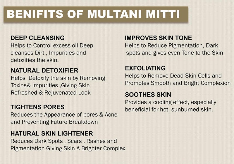 100 Natural  Pure Multani Mitti Powder Fullers Earth   Removes Dead Skin   200 GM - Image 5