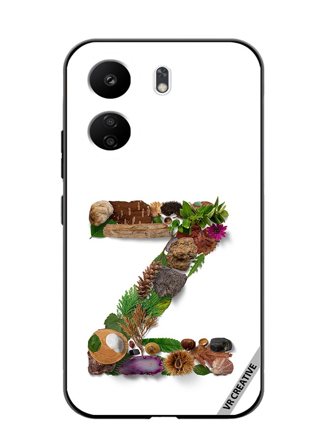 VR CREATIVE Protective Case Cover For Xiaomi Redmi 13C Alphabet Z Design Multicolour - Image 1