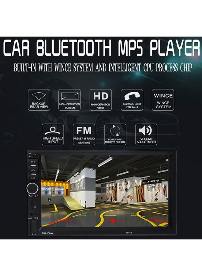 NIBEMINENT 7 Inch Double Din Car Backup Monitor Mp5 Player/1080P Digital Display/Bluetooth  - Image 4
