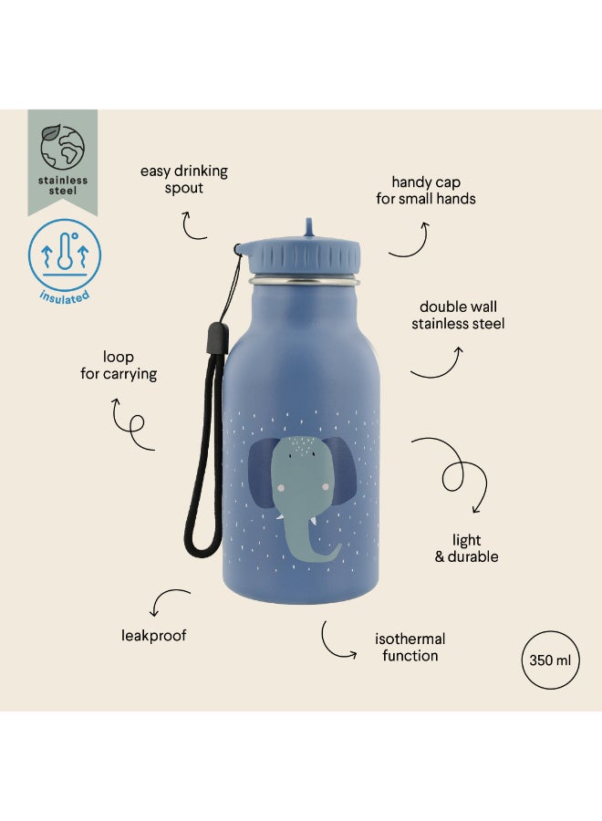 Trixie Double Wall Insulated Kids Water Bottle - 350ml - Mrs. Elephant - Image 4
