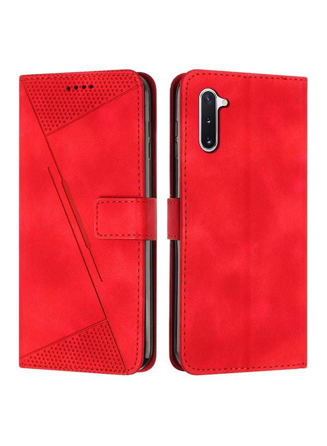 S-TOP Case For Samsung Galaxy Note10 Dream Triangle Leather Phone Case with Long Lanyard - Image 1