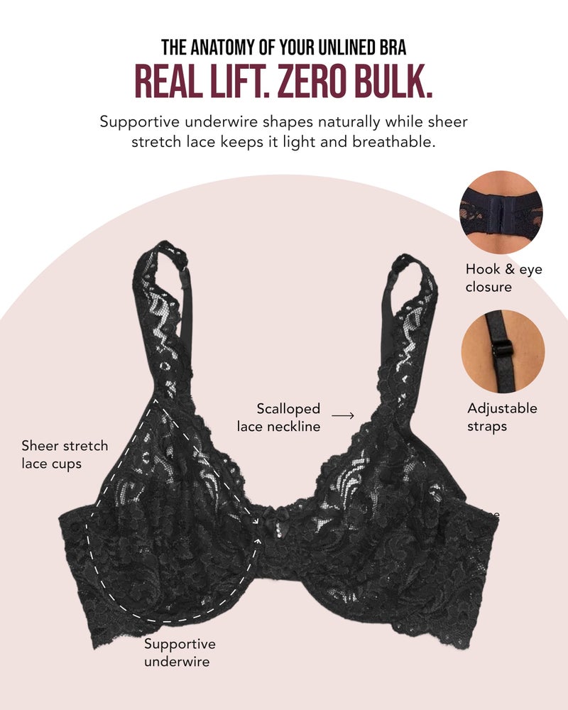 Smart & Sexy Women's Signature Lace Unlined Underwire Bra - Image 4