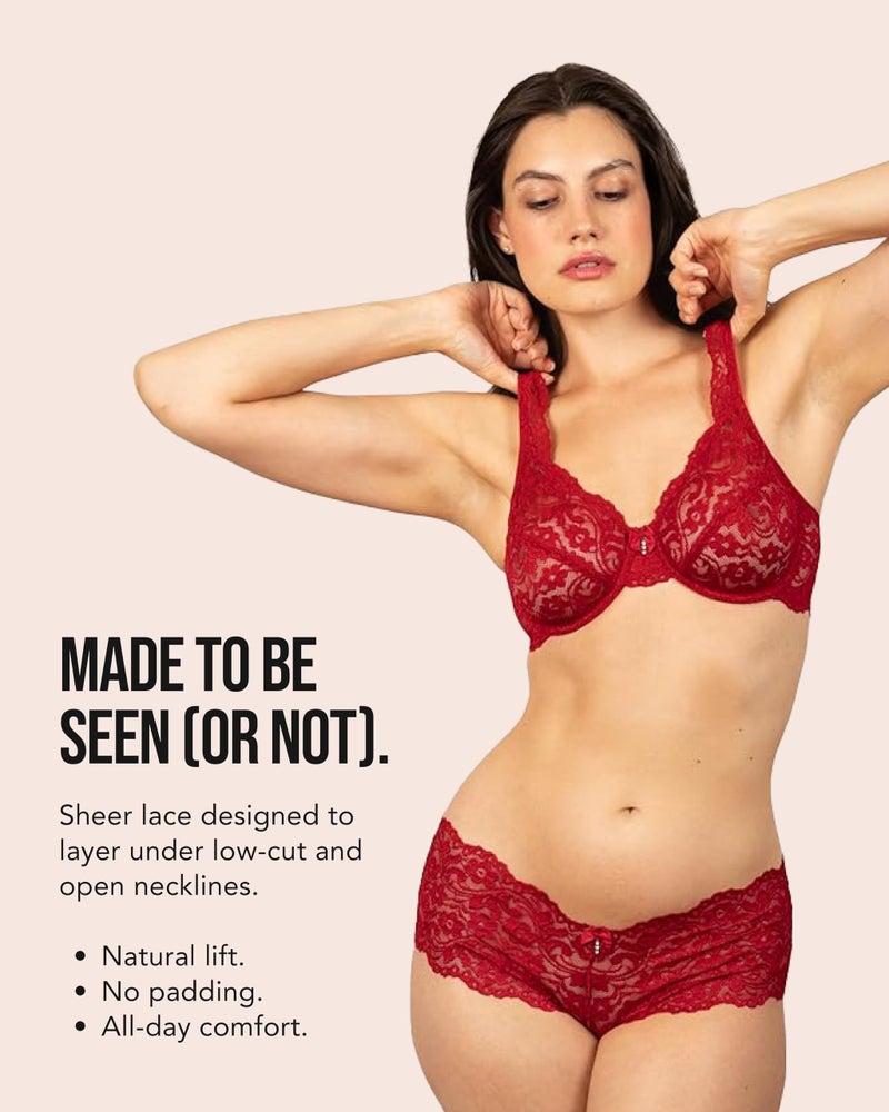 Smart & Sexy Women's Signature Lace Unlined Underwire Bra - Image 5