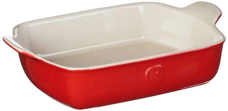 Emile Henry Rouge Small Rectangular Baker 11 X 8 Inches
