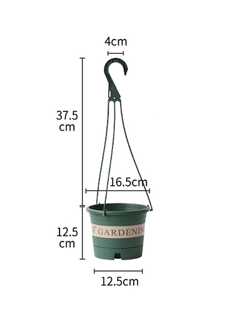 general Hanging pot Planters Set  Indoor Outdoor Hanging Plant Pot Small 5Pcs - Image 4