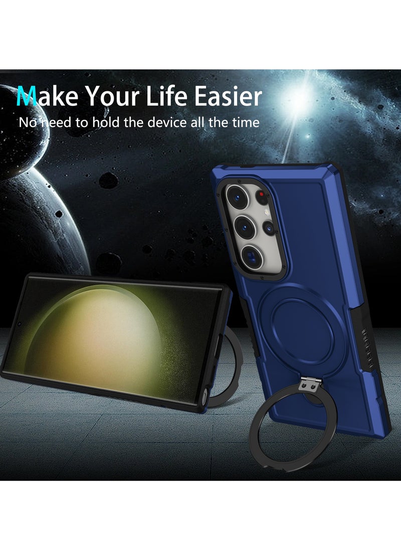 URBBKING - Protective Phone Case Back Cover For Samsung Galaxy S24 Ultra Blue - Image 1