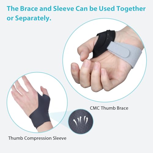 KD Thumb Brace Elite: CMC Thumb Support for Osteoarthritis and Arthritis Pain Relief - Fits Snugly Thumb Brace for Women Men (Small, Left Hand) - Image 5