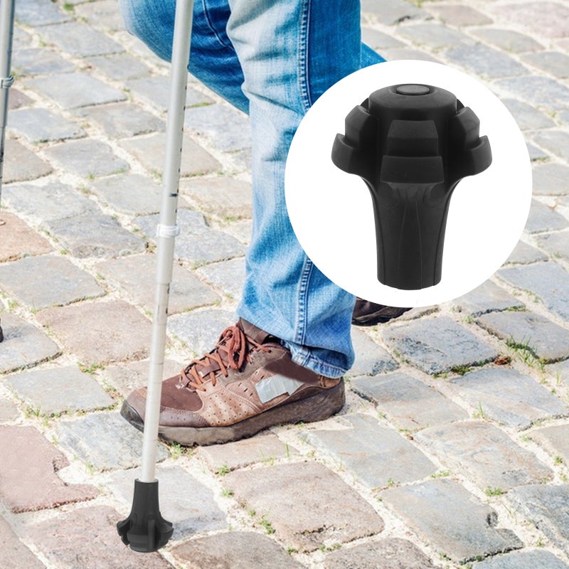 Anti-Skid Trekking Pole Protector Tip Cover For Hiking Sticks Walking Stick Tips For Snow Mud And Various Terrains Lightweight Hiking Accessory - Image 1