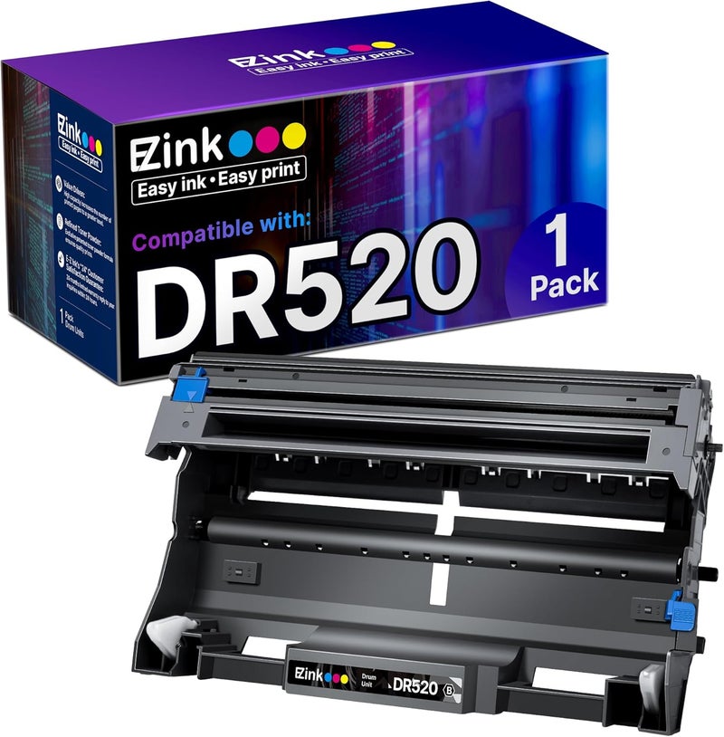 E-Z Ink Compatible Drum Unit Replacement for Brother DR520 DR620 Compatible with DCP-8065DN DCP-8060 HL-5240 HL-5250DN HL-5340D HL-5370DW MFC-8890DW MFC-8460N Printer (1 Drum Unit, 1 Pack) - Image 1