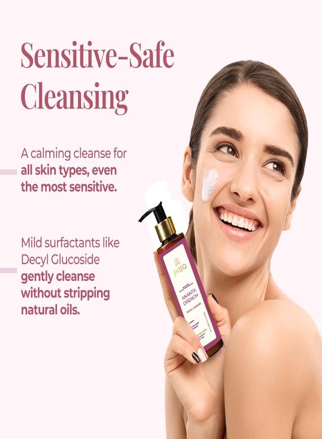 JiViSa Kumkumadi Face Wash for Velvet Soft Radiant Skin | Jatamansi & Glycerine | Unisex, (20ml) - Image 2