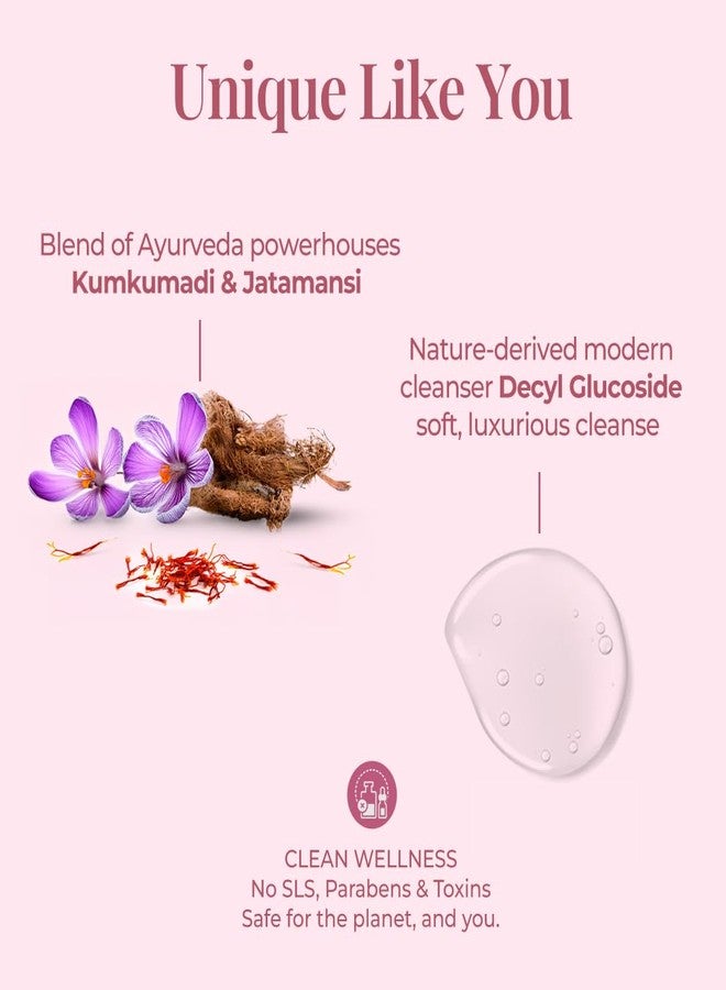 JiViSa Kumkumadi Face Wash for Velvet Soft Radiant Skin | Jatamansi & Glycerine | Unisex, (20ml) - Image 5