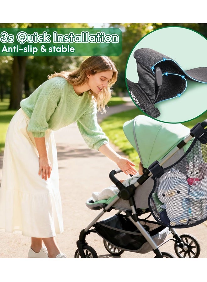 Universal Stroller Mesh Storage Bag, Baby Stroller Organizer Cargo Net - Image 5