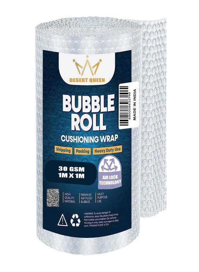 Desert Queen Air Bubble Wrap | Packing Roll for Safety | Multipurpose Packing Material | 1 Meter Wide (1M 30GSM) - Image 1