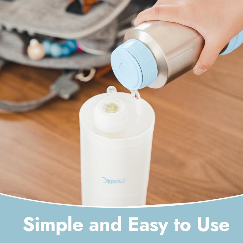 Papablic Portable Travel Baby Bottle Warmer On The Go, Fits Most Car Cup Holders, 12 oz - Image 5