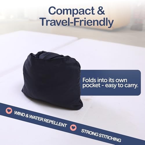 Intimom Baby Carrier Cover with Detachable Hood - Windproof & Water-Resistant Winter Car Seat Cover Baby Girl & Boy, Universal Travel Carrier & Stroller Blankets for Babies - Lightweight Fabric - Image 5
