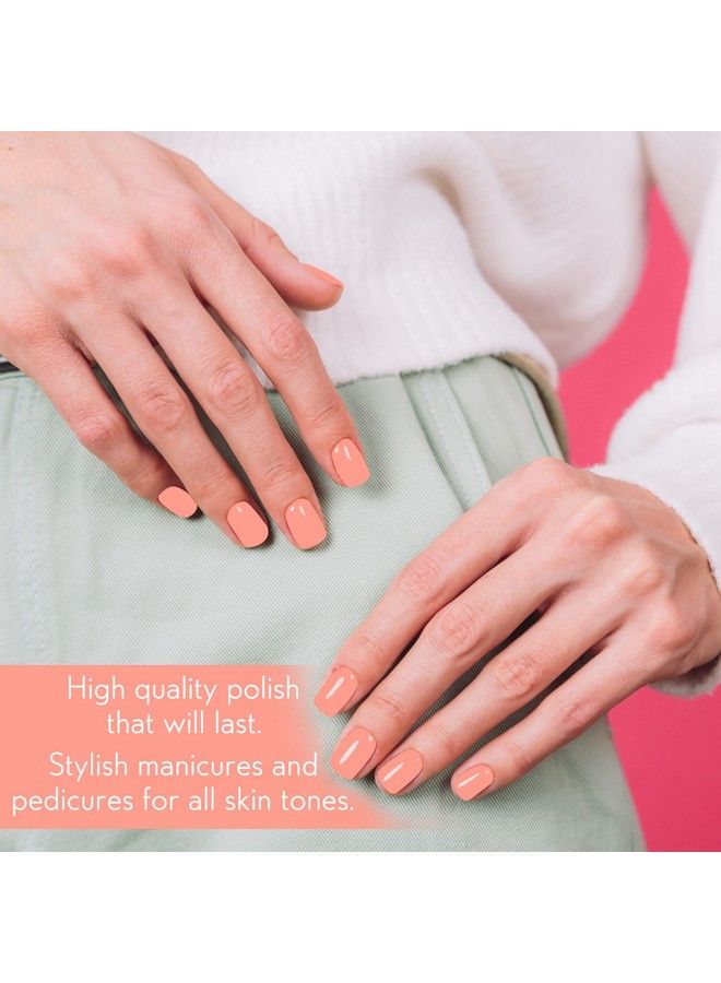 Color Club East Austin Nail Gel Pastel Neon Coral Color Polish.5 Fl Oz (15 Ml) - Image 3