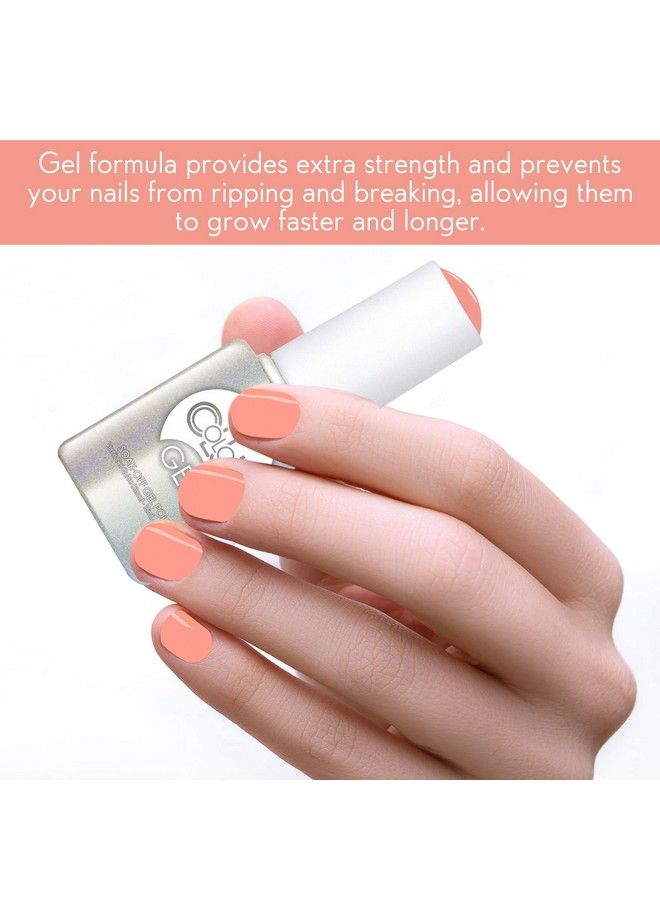 Color Club East Austin Nail Gel Pastel Neon Coral Color Polish.5 Fl Oz (15 Ml) - Image 4