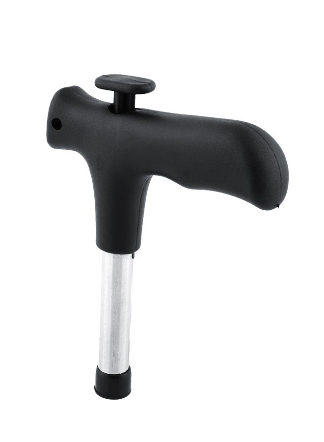 NIBEMINENT Stainless Steel Coconut Opener Driller With Cleaning Stick Black/Silver - Image 1