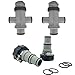 Wauebuly Wauebuly 11872 Dual Split Hose Plunger Valve Hose Connector and 1.5Ã¢â‚¬Â to 1.25Ã¢â‚¬ÂHose Adapter Plunger Valve  - Image 2