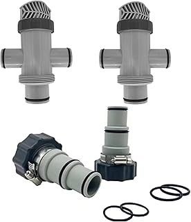 Wauebuly Wauebuly 11872 Dual Split Hose Plunger Valve Hose Connector and 1.5Ã¢â‚¬Â to 1.25Ã¢â‚¬ÂHose Adapter Plunger Valve  - Image 1