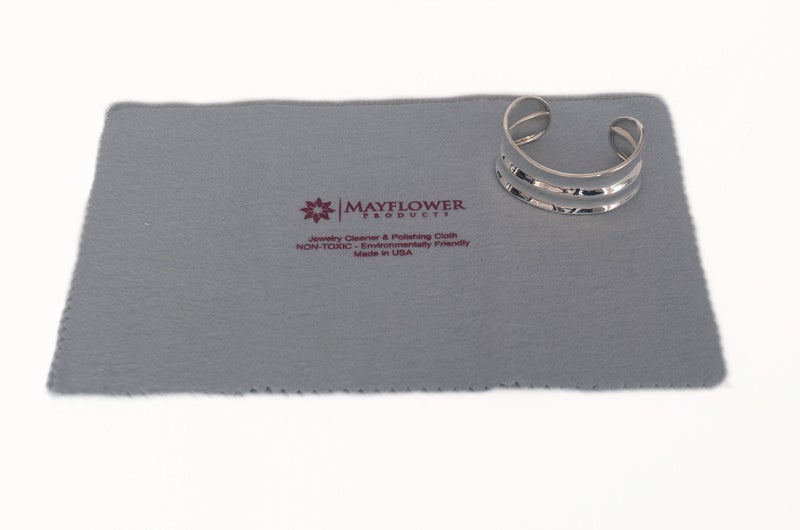 Mayflower Products Pro Size Polishing Cleaning Cloth Pure Cotton Made in USA for Gold, Silver, and Platinum Jewelry, Eco Friendly Large Cleaner Cloth 11 x 14 in. Keeps Jewelry Clean and Shiny - Image 5