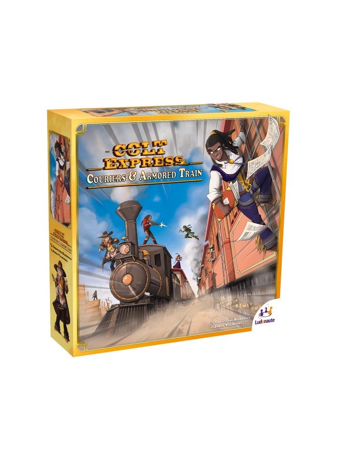 Ludonaute Colt Express Couriers & Armored Train Board Game Expansion | Train Strategy Game | Wild West Adventure Game for Kids and Adults | Ages 10+ | 3-8 Players | Avg. Playtime 50 Minutes | Made by Ludonaute - Image 1