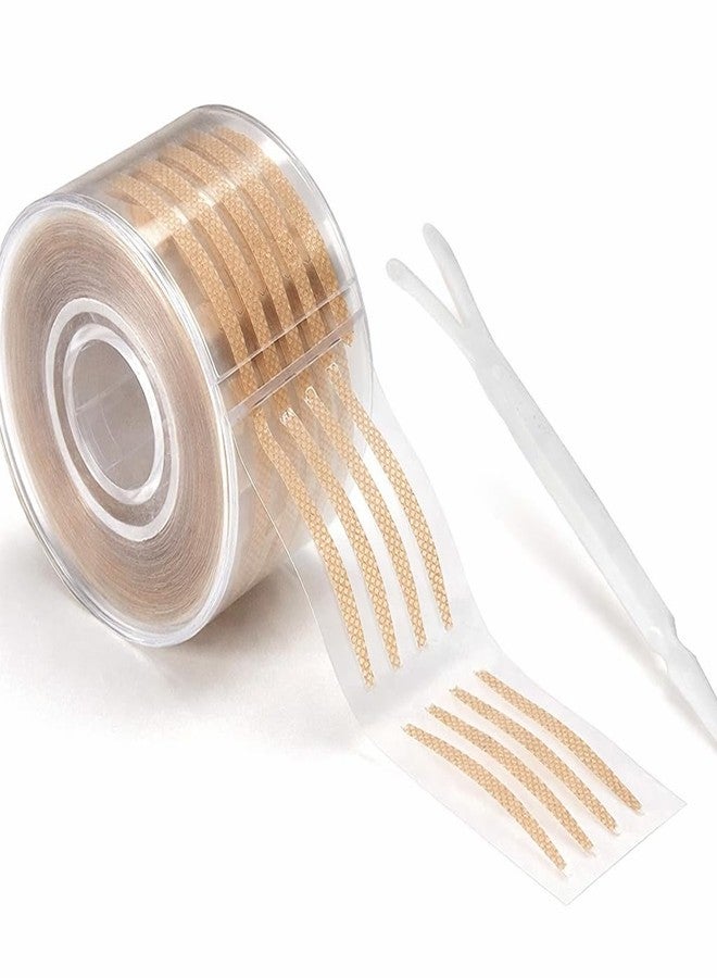 GRILAX Eyelid Tape | Waterproof & Invisible Double Eyelid Stickers for Hooded Eyes Makeup | Eyelid Tape Tools Sticker Strips with Fork | Double Sided with Premium Looks Roll Case (600PCS) - Image 1