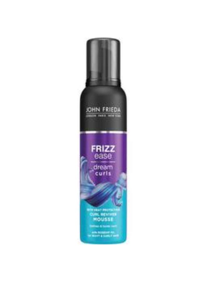 John Frieda Frizz Ease Dream Curls Curl Reviver Mousse – Defines Curls & Controls Frizz with Heat Protection – 200ml - Image 5