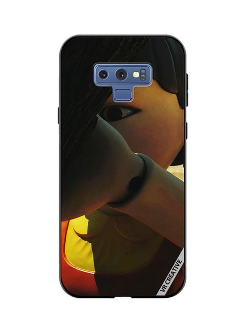 Protective Case Cover For Samsung Galaxy Note 9 Squid Game Girl Statue Design Multicolour
