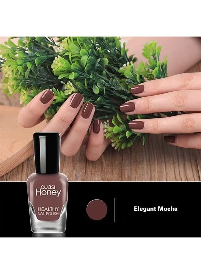 OULISI 10 PCS Easy Peel Off Nail Polish Set, Non-Toxic Water Based Quick Dry Nail Polish Set Organic And All-Natural Nail Polish For Women And Girls - Image 4