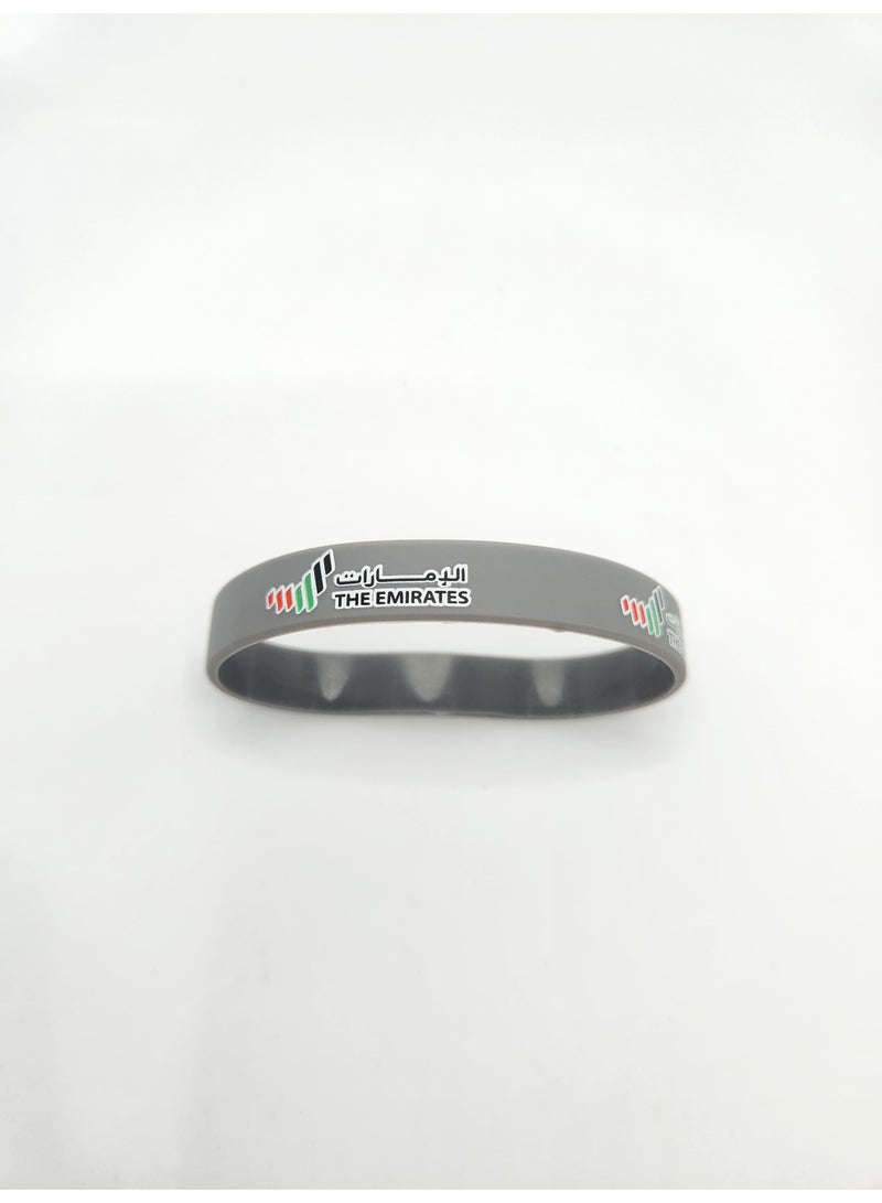Acnor "UAE Flag Silicone Wristband – Silver Bracelet with The Emirates Logo – Unisex National Pride Accessory" - Image 3