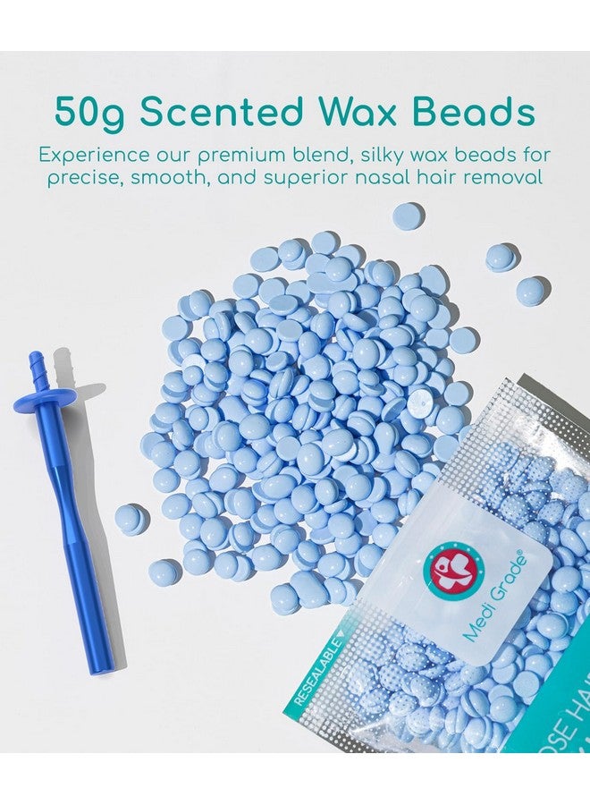 Medi Grade Eco-friendly Nose Wax Kit for Men and Women, 26 Applications, Reusable Metal Nose Wax Stick, Microwavable Cup - Nose Hair Wax Removal for Unsightly, Itchy Nasal Hair - Image 4