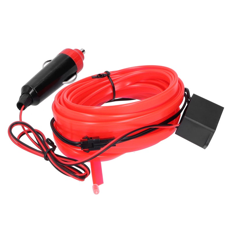 Car Interior Lighting 5M Red 12V LED Strip - High-Quality Silicone Flexible Waterproof Energy-Saving for Car Decoration Night Fishing Shop Displays - Image 5