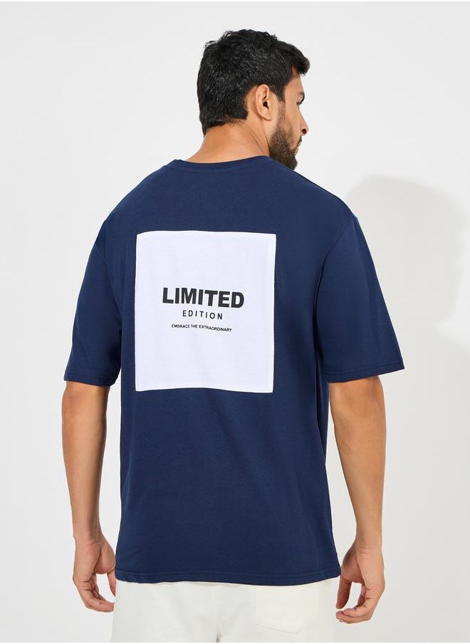Styli Back Patch Print Oversized T-Shirt  - Image 5