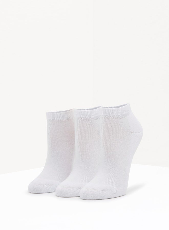 Kappa Women's Printed Ankle Length Sports Socks - Set of 3 - Image 1